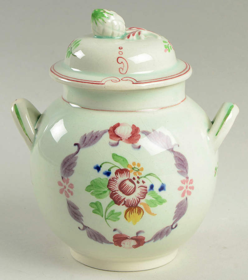 2475 Sugar Bowl & Lid by Adams China-1