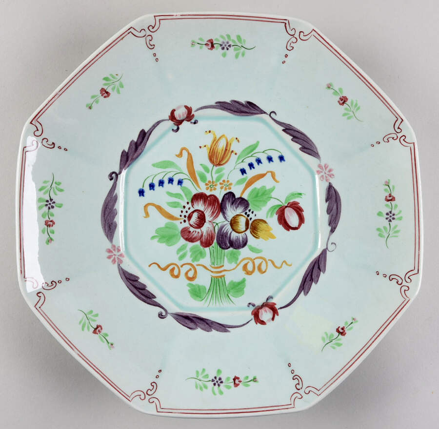 2475 Underplate for Octagonal Tureen by Adams China-1
