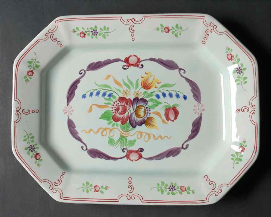 2475 12" Oval Serving Platter by Adams China-1