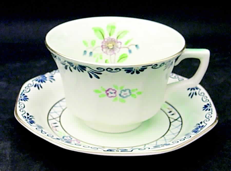 2546 Oversized Cup & Saucer Set by Adams China-1