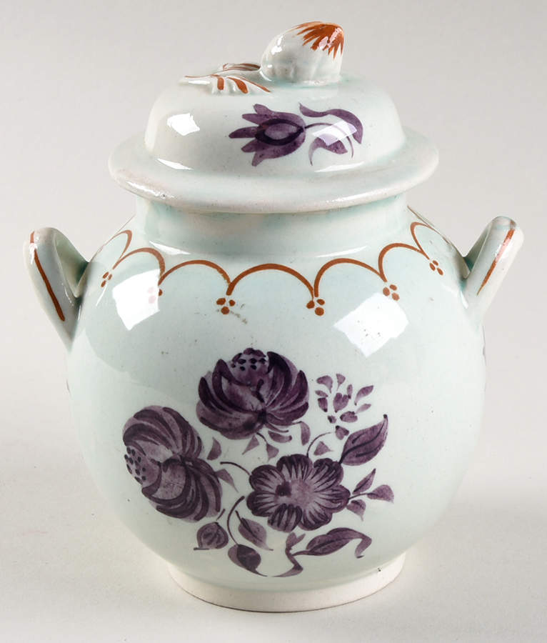 Regent Purple Sugar Bowl & Lid by Adams China-1