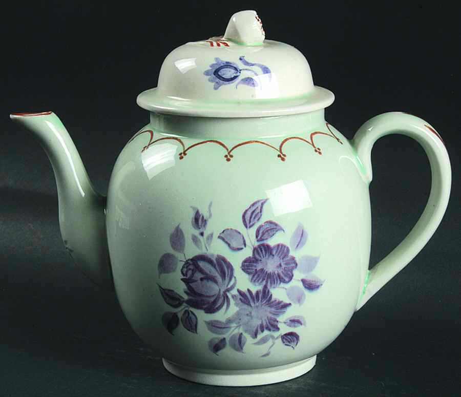 Regent Purple Teapot & Lid by Adams China-1
