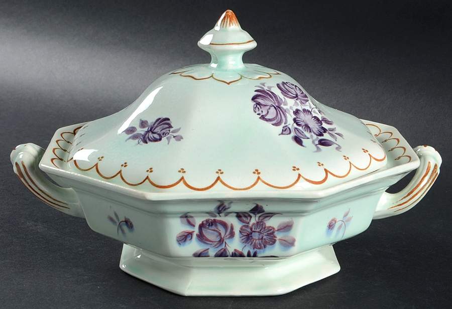 Regent Purple Round Covered Vegetable by Adams China-1
