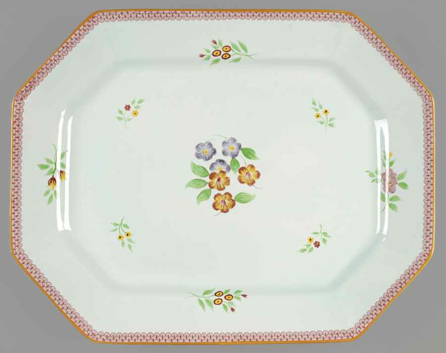 2799 16" Oval Serving Platter by Adams China-1