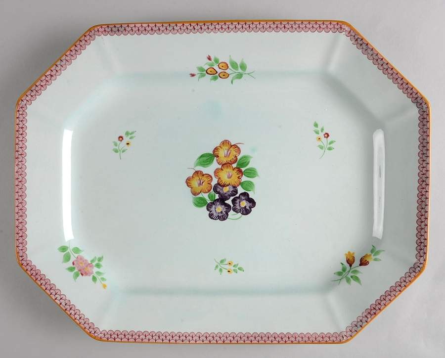 2799 14" Oval Serving Platter by Adams China-1