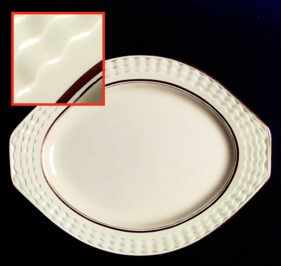 ADA11 12" Oval Serving Platter by Adams China-1