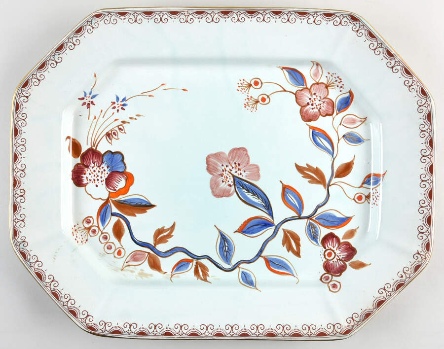 ADA12 18" Oval Serving Platter by Adams China-1