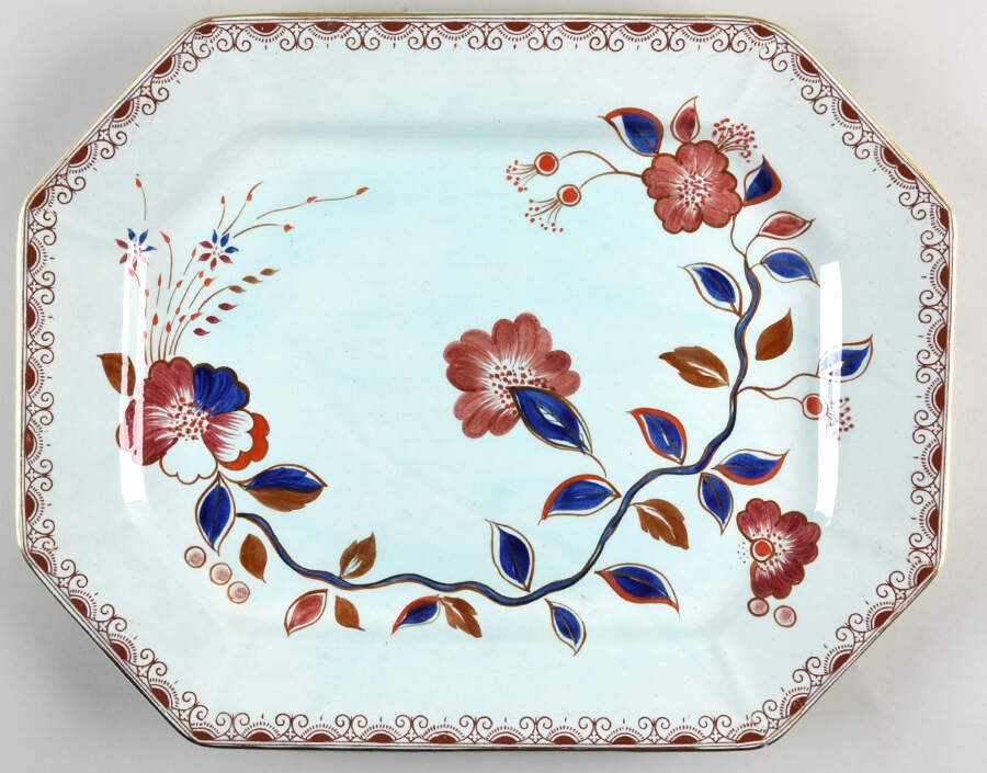 ADA12 16" Oval Serving Platter by Adams China-1