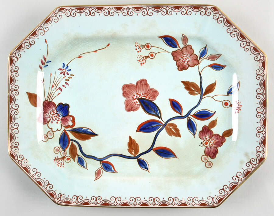 ADA12 14" Oval Serving Platter by Adams China-1