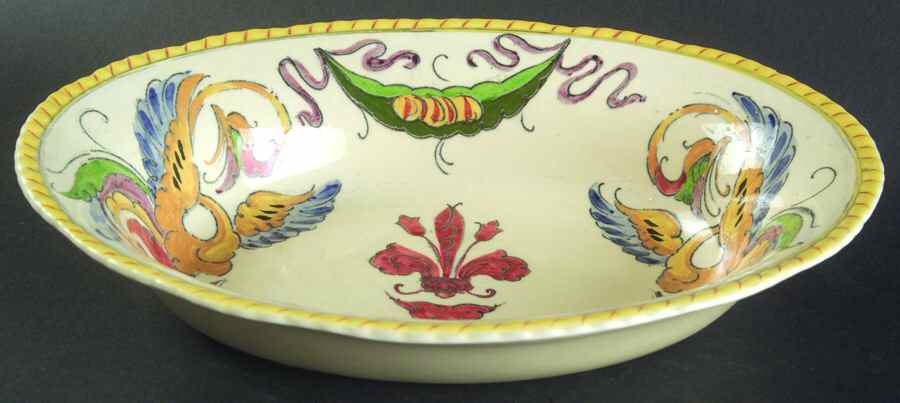 ADA22 9" Oval Vegetable Bowl by Adams China-1