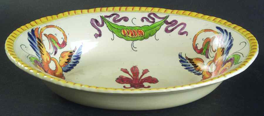 ADA22 8" Oval Vegetable Bowl by Adams China-1