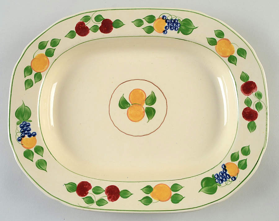1346B 13" Oval Serving Platter by Adams China-1