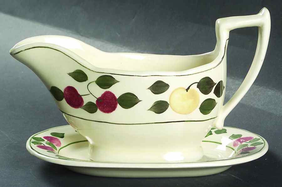1346B Gravy Boat & Underplate by Adams China-1
