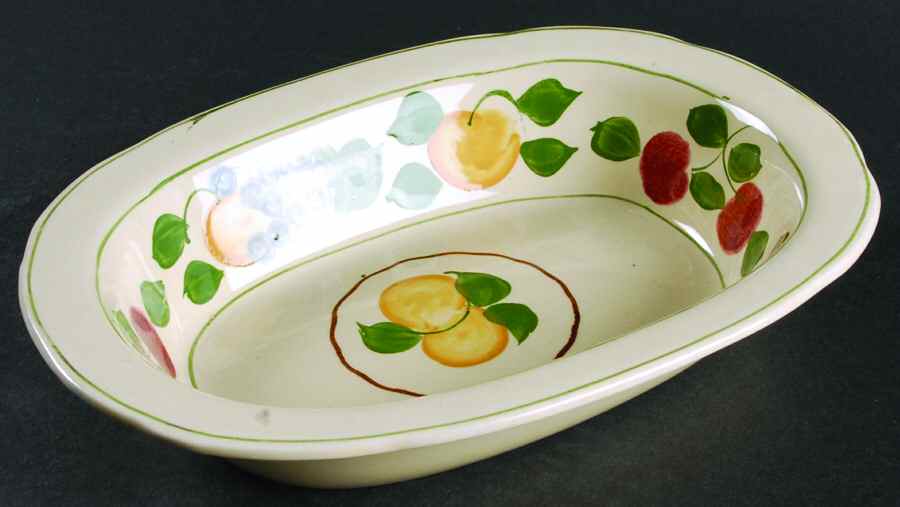 1346B 9" Oval Vegetable Bowl by Adams China-1