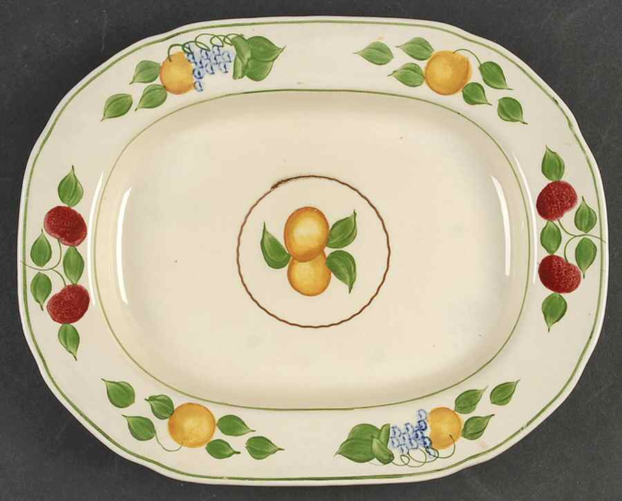 1346B 11" Oval Serving Platter by Adams China-1