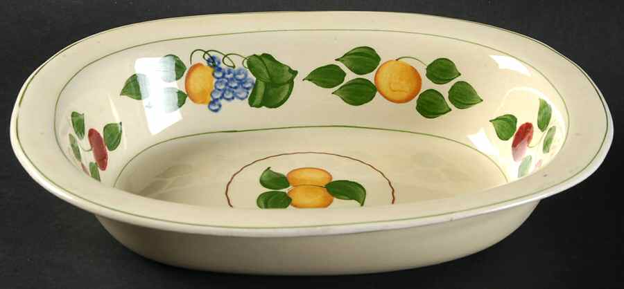1346B 8" Oval Vegetable Bowl by Adams China-1