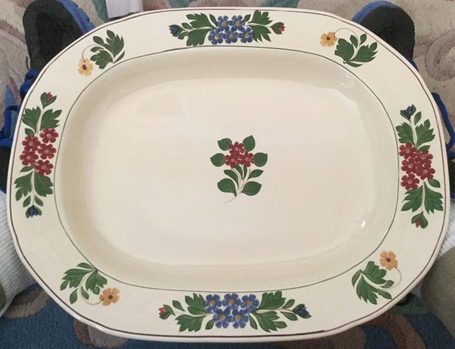 ADA35 15" Oval Serving Platter by Adams China-1