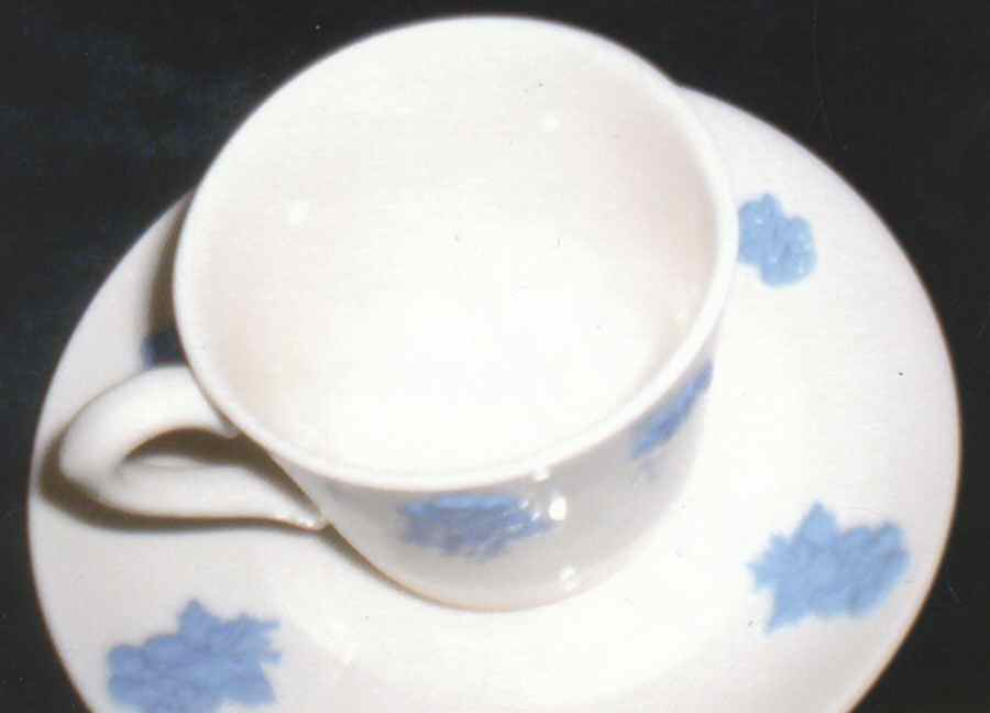 ADA36 (Smooth) Flat Demitasse Cup & Saucer Set by Adams China-1