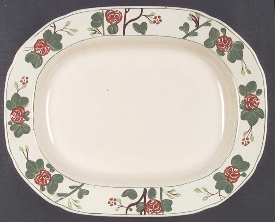 ADA45 13" Oval Serving Platter by Adams China-1