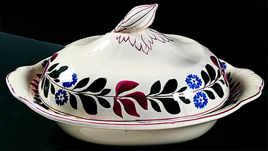 Alcazar Oval Covered Vegetable by Adams China-1