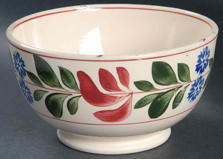 Alcazar Cranberry Bowl by Adams China-1