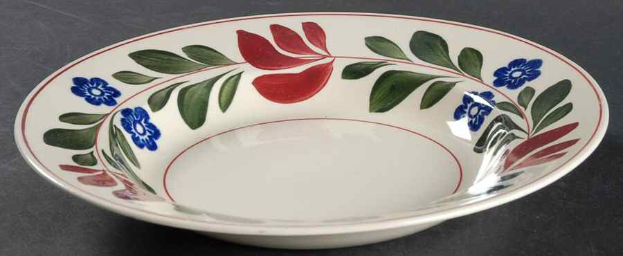 Alcazar Large Rim Soup Bowl by Adams China-1