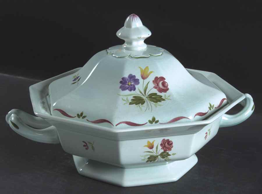 Allegro Round Covered Vegetable by Adams China-1