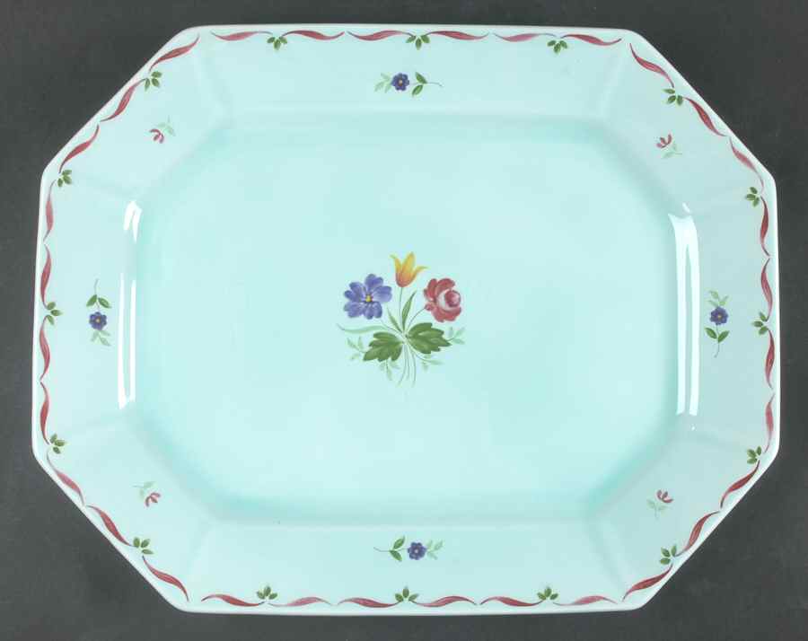 Allegro 16" Oval Serving Platter by Adams China-1