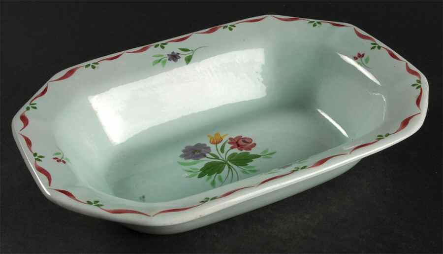 Allegro 9" Oval Vegetable Bowl by Adams China-1