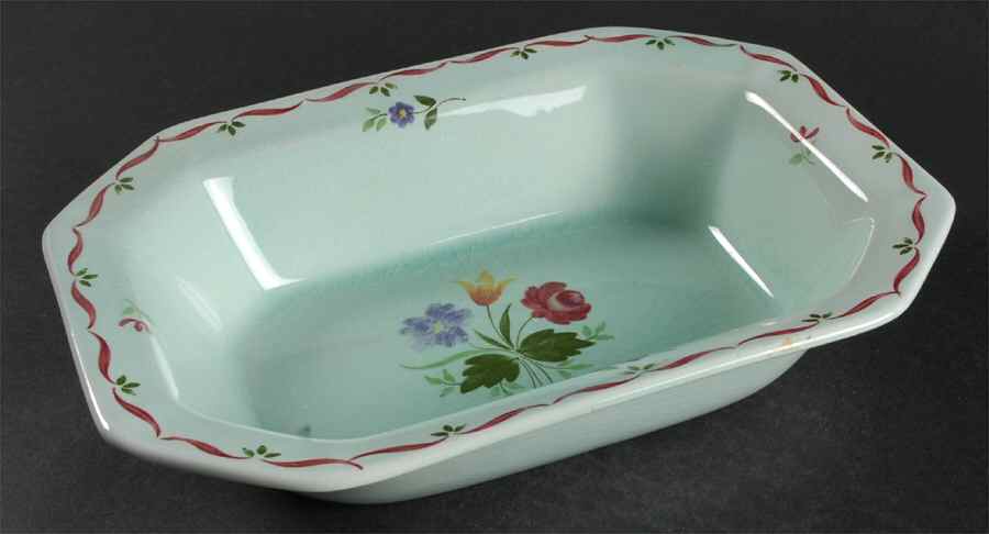 Allegro 9" Oval Vegetable Bowl by Adams China-1
