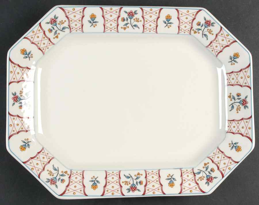 Anita 13" Oval Serving Platter by Adams China-1