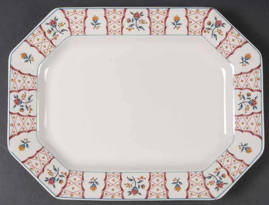 Anita 12" Oval Serving Platter by Adams China-1