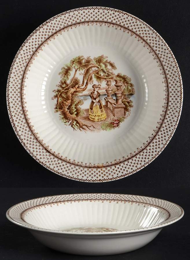 Antoinette Multicolor Fruit/Dessert (Sauce) Bowl by Adams China-1