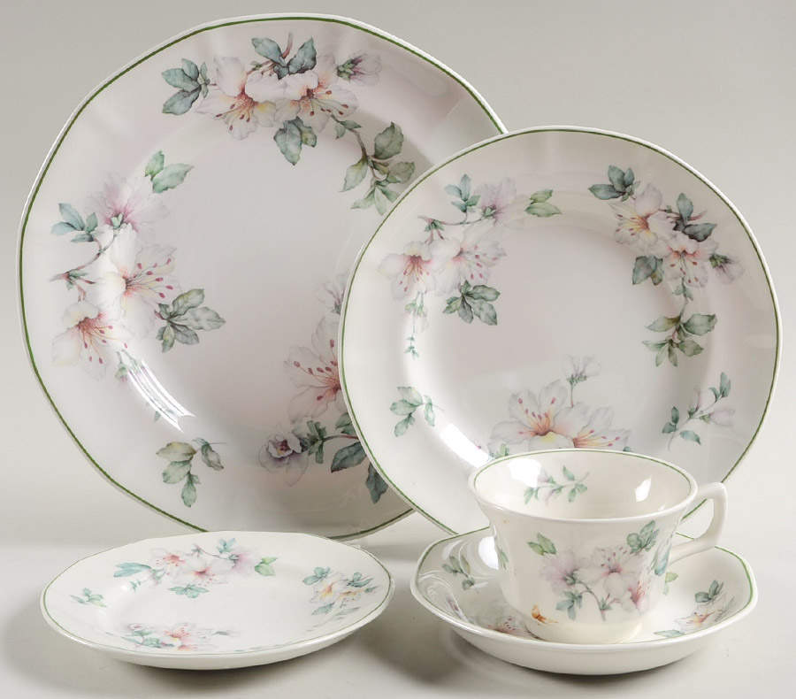 Azalea 5 Piece Place Setting by Adams China-1