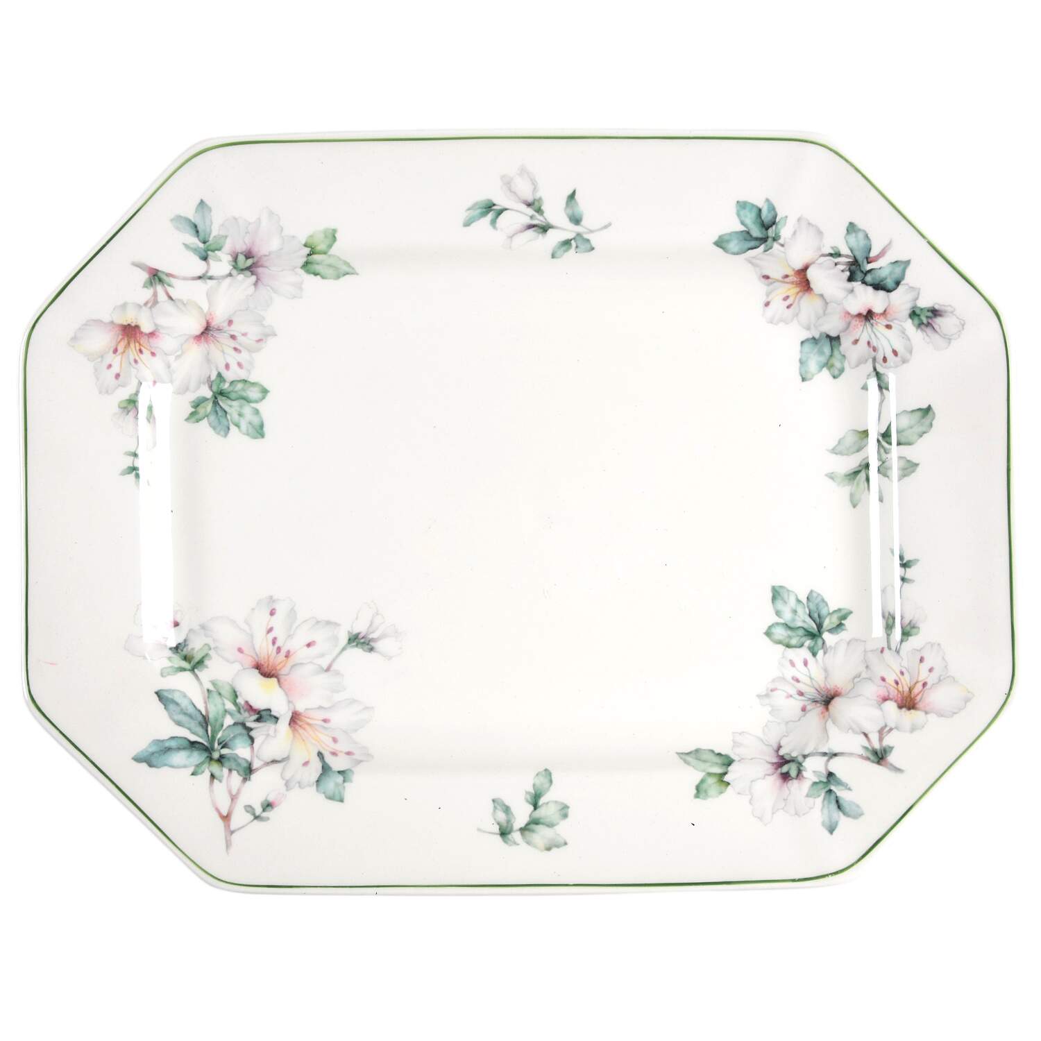 Azalea 12" Oval Serving Platter by Adams China-1