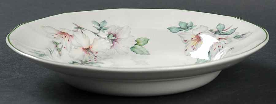 Azalea Rim Soup Bowl by Adams China-1