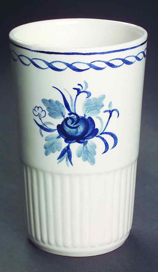 Baltic Blue (Newer, White) 10 Oz Tumbler by Adams China-1