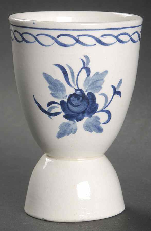 Baltic Blue (Newer, White) Double Egg Cup by Adams China-1