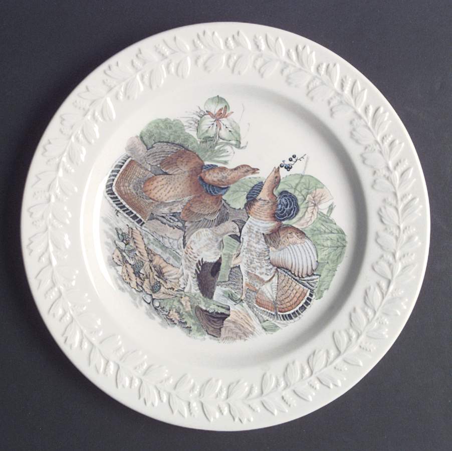 Birds of America Dinner Plate by Adams China-1