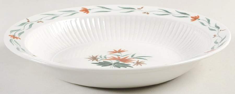 Bittersweet Rim Soup Bowl by Adams China-1