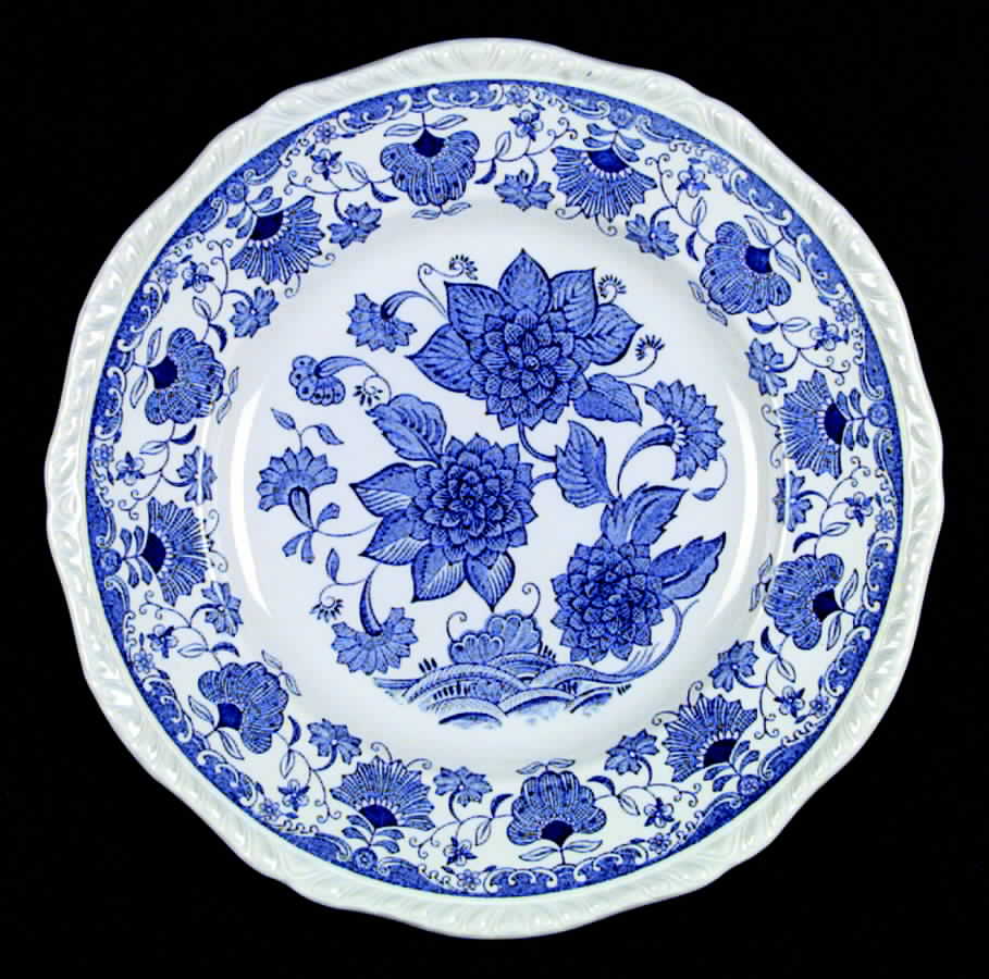 Blue Butterfly Dinner Plate by Adams China-1