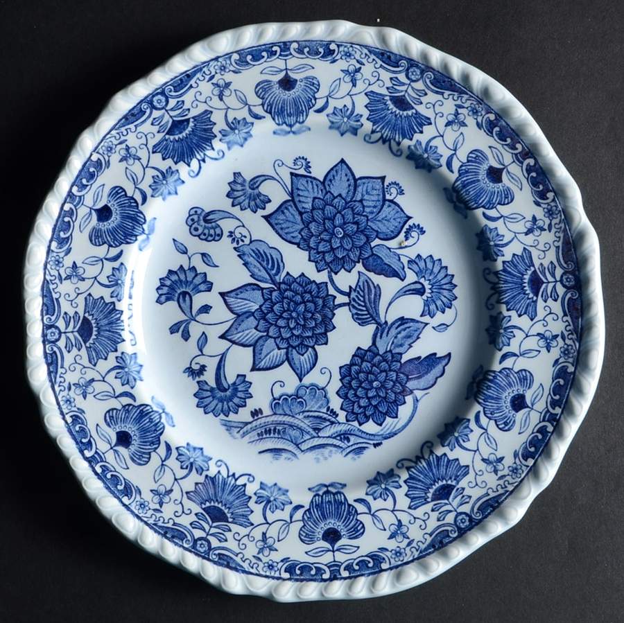 Blue Butterfly Salad Plate by Adams China-1