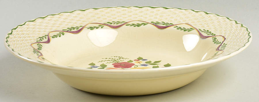 Blossomtime Large Rim Soup Bowl by Adams China-1