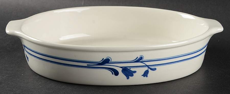 Bluebell 10" Oval Baker by Adams China-1