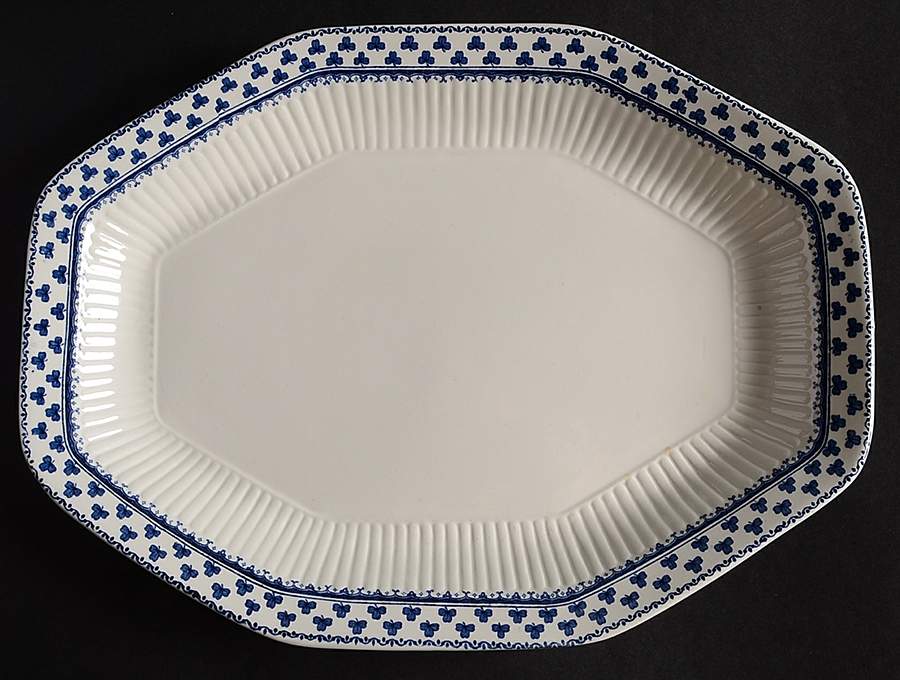 Brentwood (Adams Back Stamp) 11" Oval Serving Platter by Adams China-1