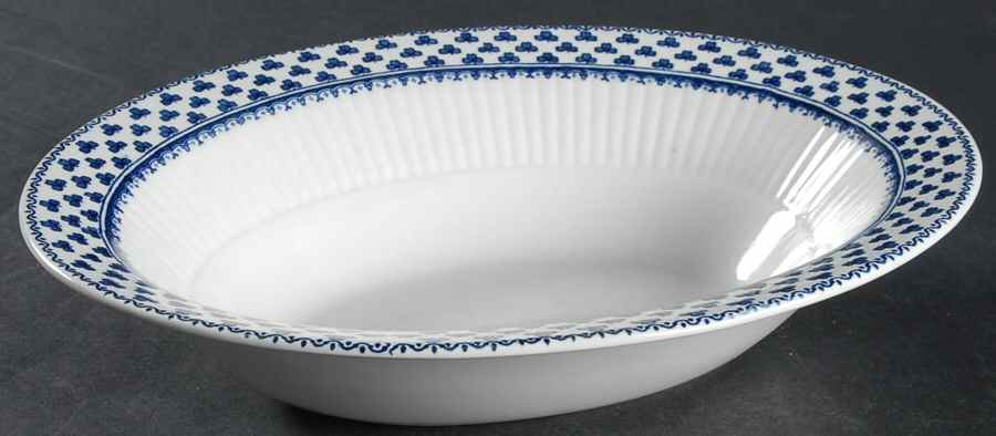 Brentwood (Adams Back Stamp) 9" Oval Vegetable Bowl by Adams China-1