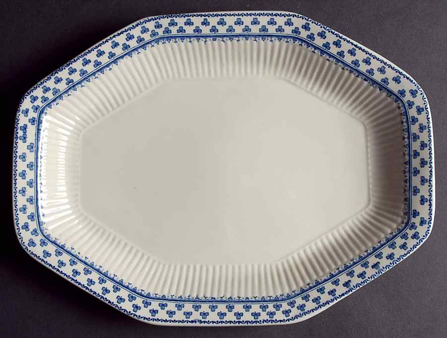 Brentwood (Adams Back Stamp) 11" Oval Serving Platter by Adams China-1