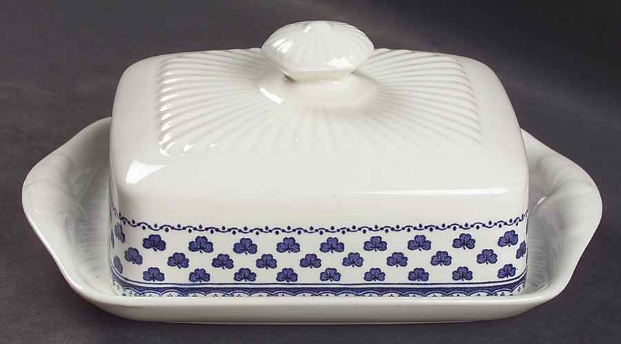 Brentwood (Adams Back Stamp) Rectangular Covered Butter by Adams China-1