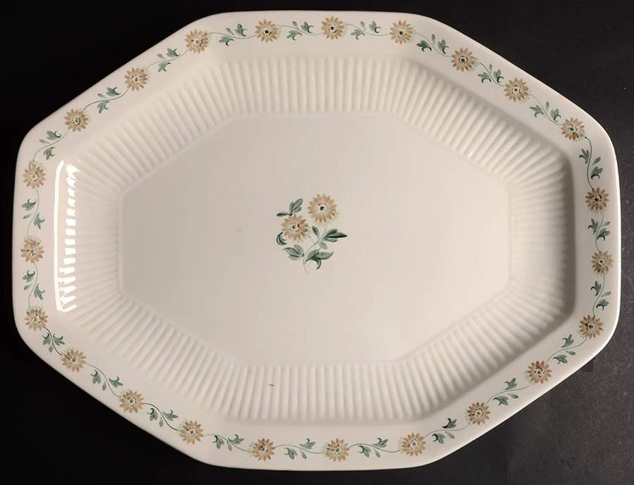 Brendon 20" Oval Serving Platter by Adams China-1