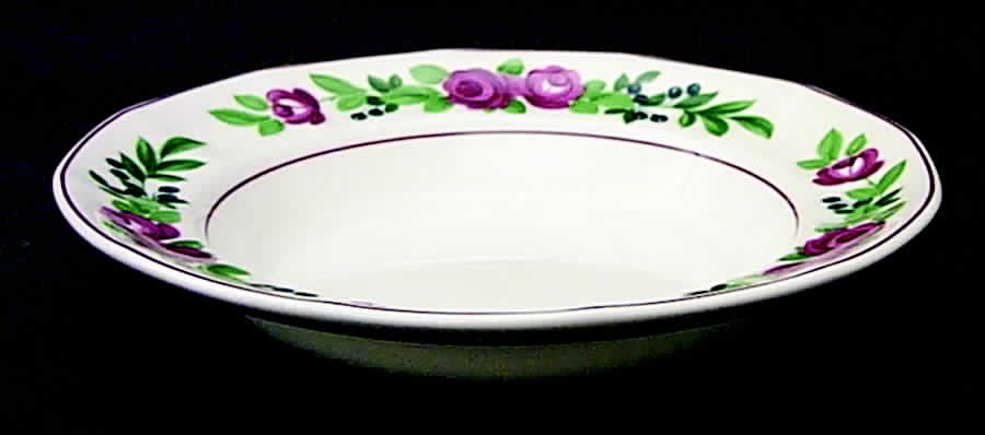 Bridgwater Rim Soup Bowl by Adams China-1